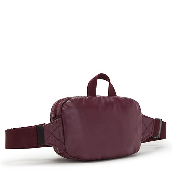 Cangurera Kipling Alys Metallic Vino | MX 1002PJ